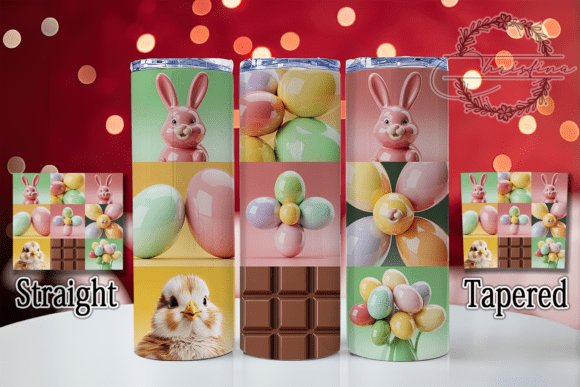 3D Floral Spring Bunny Tumbler: A Charming Design Asset