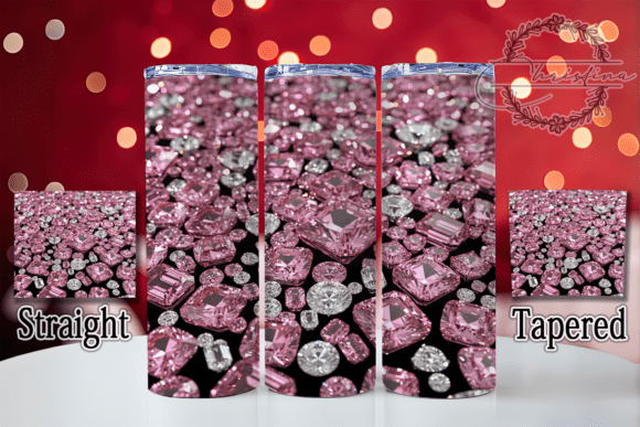 Sparkle and Shine: The 3D Luxury Diamond Bling Tumbler